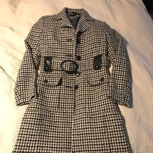 Kenneth cole tweed wool long coat. Size 4